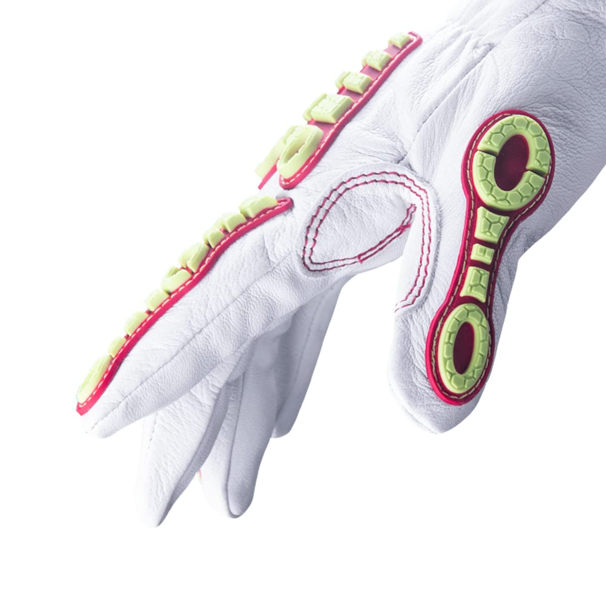 Chrome SLT 4061 Leather Work Gloves | ANSI A5 Cut Resistant | 360° Aramid Liner | Durable Goatskin Leather Palm | SlipFit Cuff Mechanics Style Safety Glove | X-Large