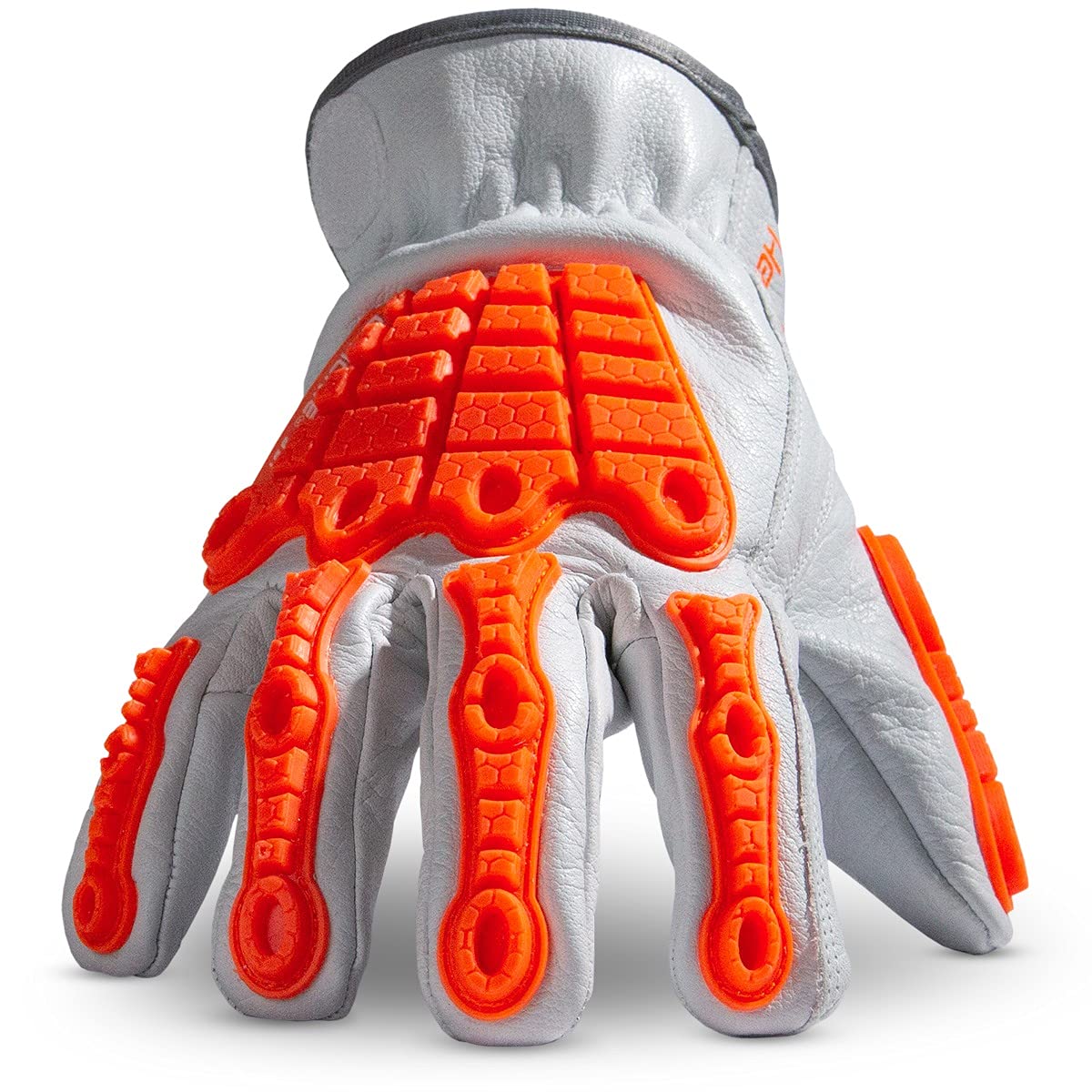 Chrome SLT 4061 Leather Work Gloves | ANSI A5 Cut Resistant | 360° Aramid Liner | Durable Goatskin Leather Palm | SlipFit Cuff Mechanics Style Safety Glove | X-Large