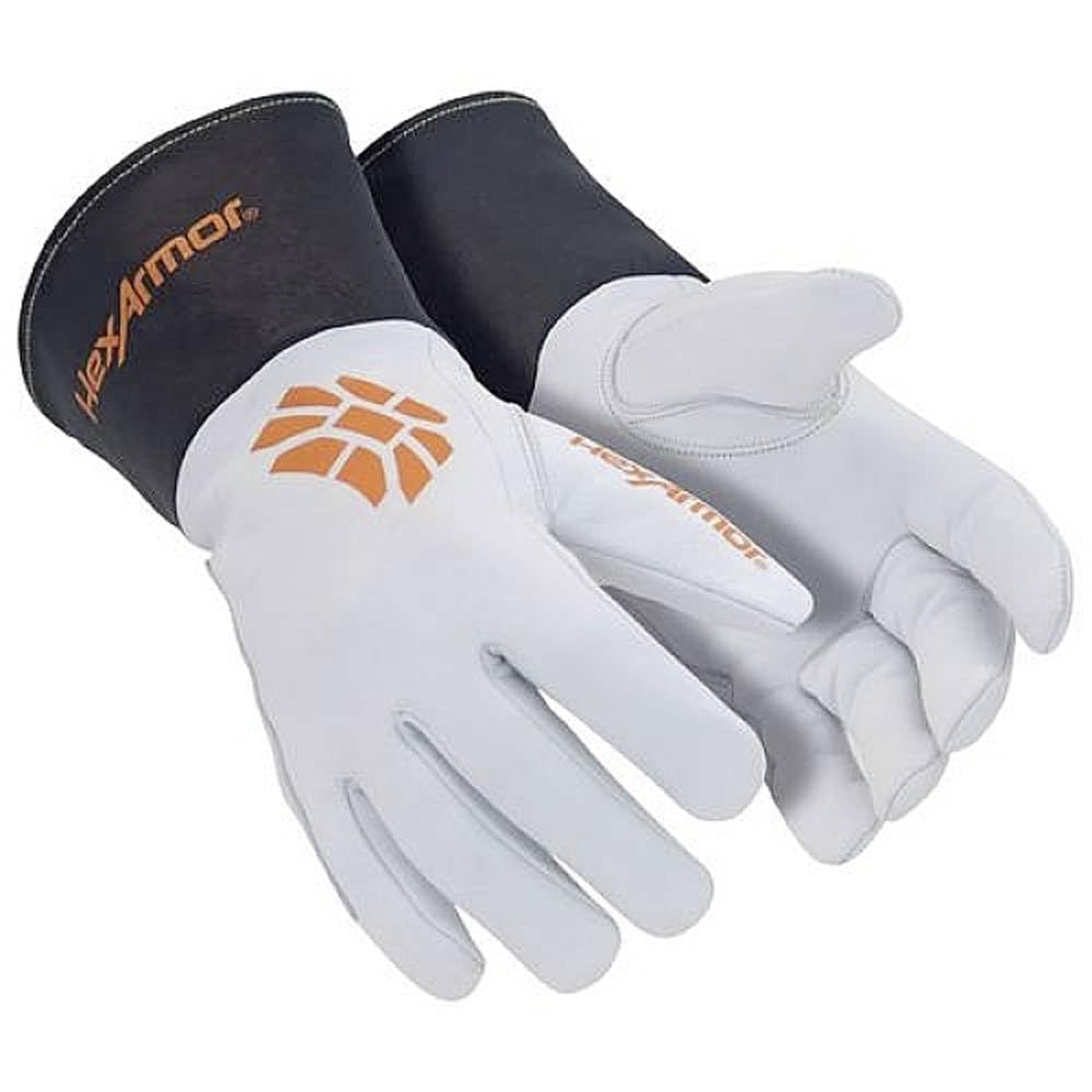 Chrome SLT 4061 Leather Work Gloves | ANSI A5 Cut Resistant | 360° Aramid Liner | Durable Goatskin Leather Palm | SlipFit Cuff Mechanics Style Safety Glove | X-Large