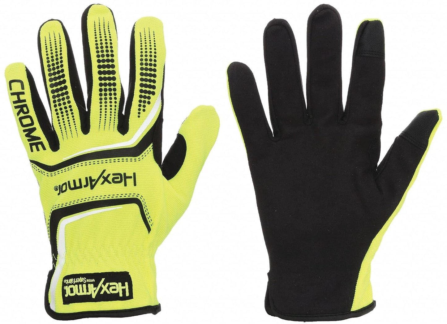 Chrome SLT 4061 Leather Work Gloves | ANSI A5 Cut Resistant | 360° Aramid Liner | Durable Goatskin Leather Palm | SlipFit Cuff Mechanics Style Safety Glove | X-Large