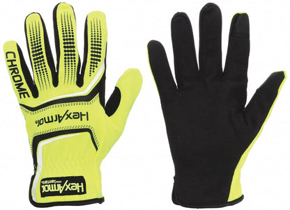 Chrome SLT 4061 Leather Work Gloves | ANSI A5 Cut Resistant | 360° Aramid Liner | Durable Goatskin Leather Palm | SlipFit Cuff Mechanics Style Safety Glove | X-Large