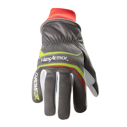 Chrome SLT 4061 Leather Work Gloves | ANSI A5 Cut Resistant | 360° Aramid Liner | Durable Goatskin Leather Palm | SlipFit Cuff Mechanics Style Safety Glove | X-Large