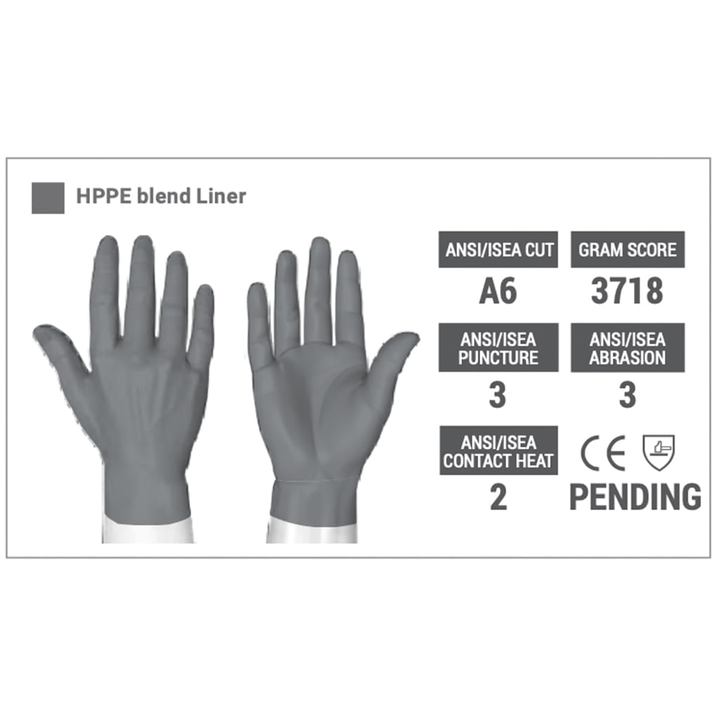 Chrome SLT 4061 Leather Work Gloves | ANSI A5 Cut Resistant | 360° Aramid Liner | Durable Goatskin Leather Palm | SlipFit Cuff Mechanics Style Safety Glove | X-Large