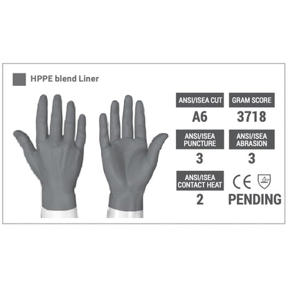 Chrome SLT 4061 Leather Work Gloves | ANSI A5 Cut Resistant | 360° Aramid Liner | Durable Goatskin Leather Palm | SlipFit Cuff Mechanics Style Safety Glove | X-Large