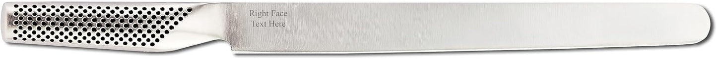 Global G-69-10 1/2" Ham/Salmon Flexible Slicer - Custom Engraved, Personalized