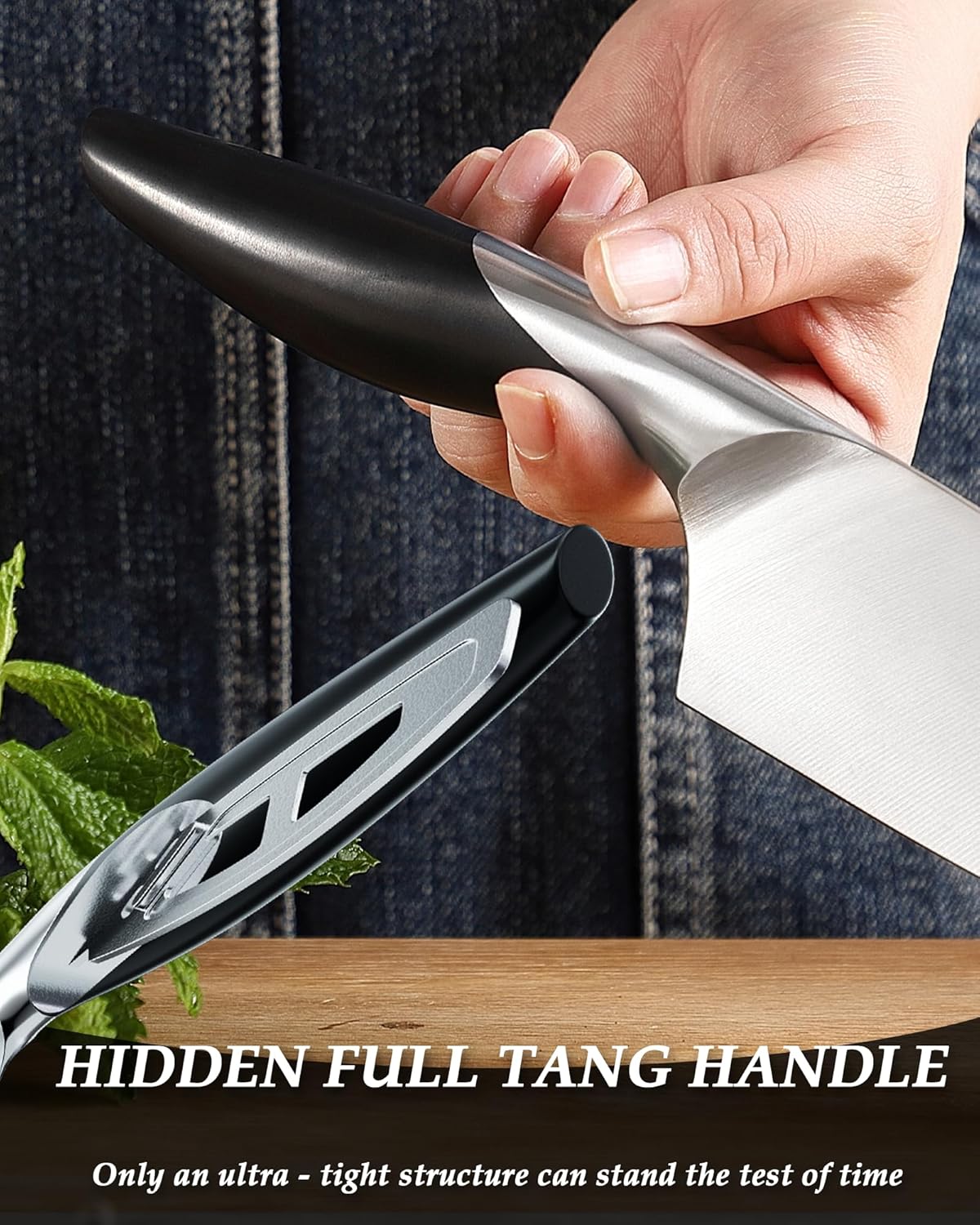 Serrated Steak Knives Set of 6, German 1.4116 Steel