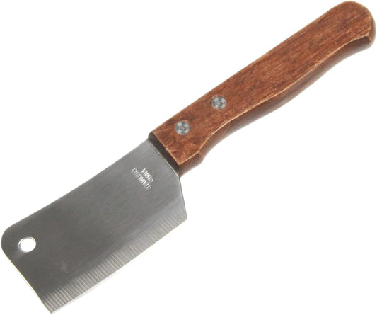Select Stainless Steel Chop Knife 3 inch blade 7 inches in length, Wood Handle