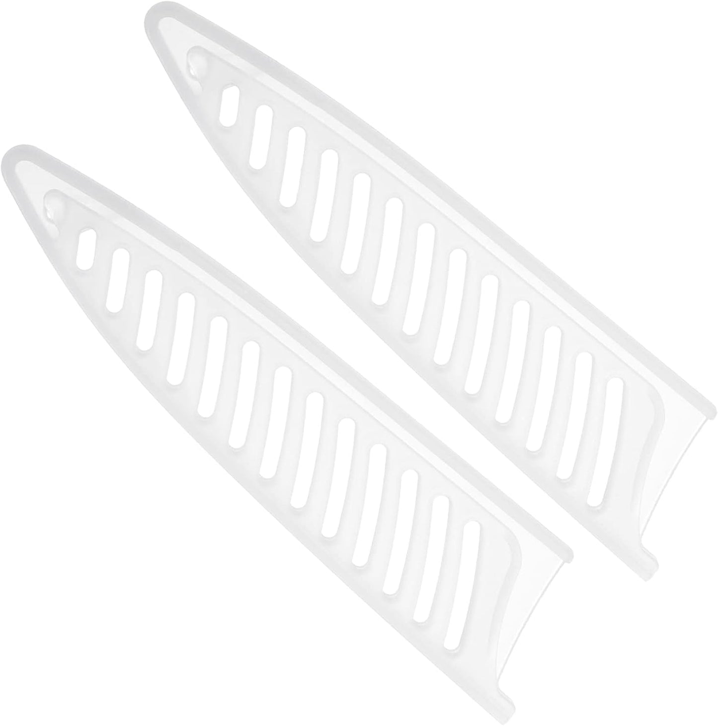 PP Safety Knife Cover Sleeves for 4" Ceramic Knife, 5 Pack Knives Edge Guard Blade Protector Universal Knife Sheath for Kitchen, White