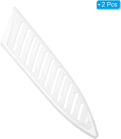 PP Safety Knife Cover Sleeves for 4" Ceramic Knife, 5 Pack Knives Edge Guard Blade Protector Universal Knife Sheath for Kitchen, White