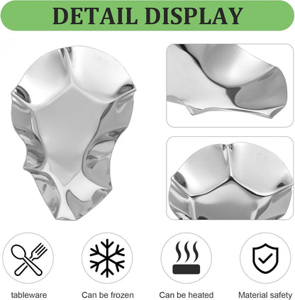 24pcs 304 Stainless Steel Oyster Shells, Oyster Grilling Shells for Cooking Oysters, Shrimp, Scallops, Clams