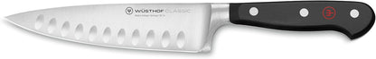 Wüsthof Classic Hollow Edge 2-Piece Chef's Knife Set, Black, 6-inch and 3.5-inch