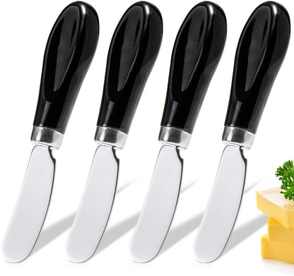 Stainless Steel Butter Spreader Knife with Handle for Kitchen White