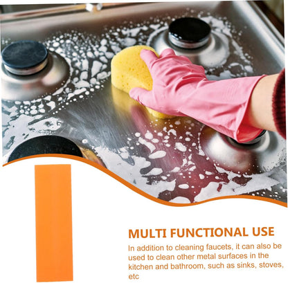 Multifunctional Stainless Steel Decontamination Eraser Rust Remover for Cast Iron Kitchen and Bathroom Surfaces Wear-Resistant Rubber Cleaner for Limescale and Stains