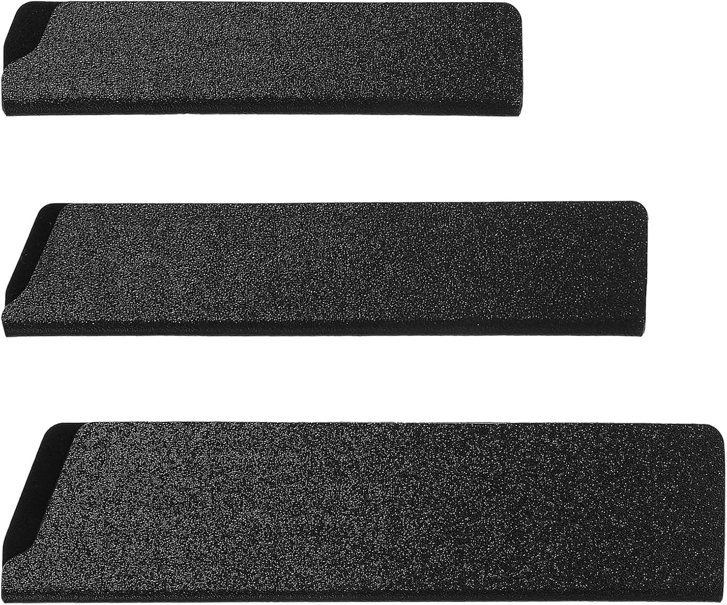 2 Pcs Knife Covers or Sleeves 8" x 2.2" Knife Edge Guard Universal Waterproof Kitchen Knife Sheath, Chef Knife Sheath, Plastic Knife Cover for Kitchen Knives, Black