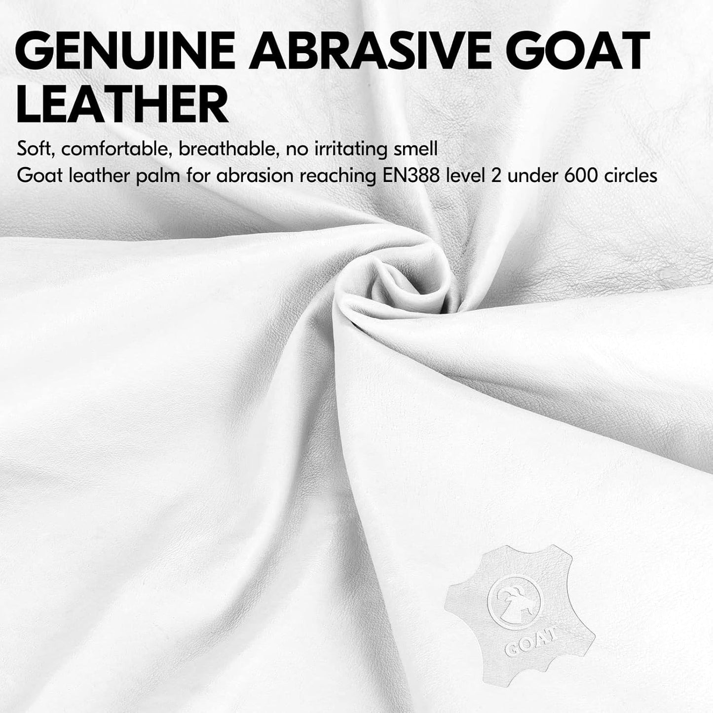 ... 1Pair Chainsaw Gloves, 12-Layer Chainsaw Protection on Left Hand Back,Goat leather Work Gloves, Mechanic Gloves