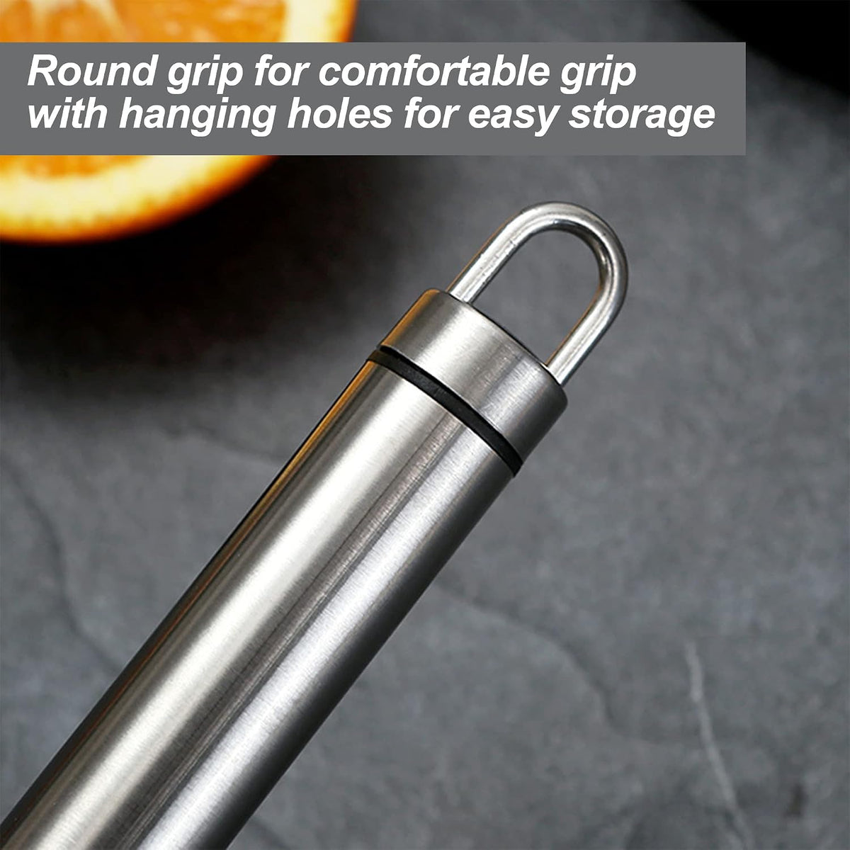 Stainless Steel Serrated Grapefruit Knife, 3.9 inches, Silver, Easy Peeling, Slicing, Coring, Dishwasher Safe