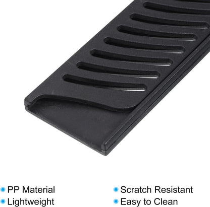PATIKIL PP Safety Knife Cover Sleeves for 8" Carving Knife, 5 Pack Knives Edge Guard Blade Protector Universal Knife Sheath for Kitchen, Black