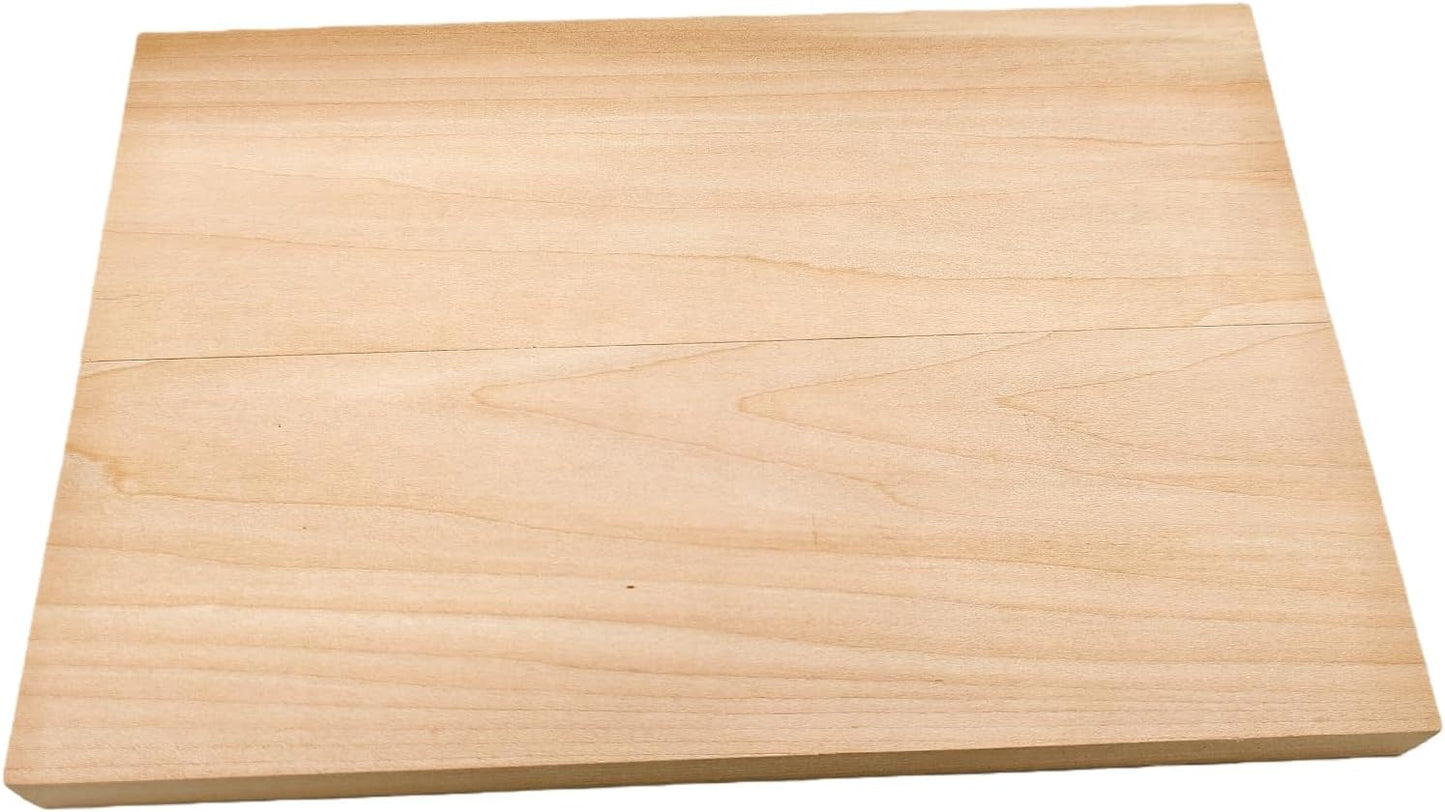 Unfinished Basswood Blocks for Crafts, Wood Craft Panels for Art, Engraving, Painting, DIY Projects, Chip Carving, Fretwork (7.87 x 3.93 x 0.78 in)