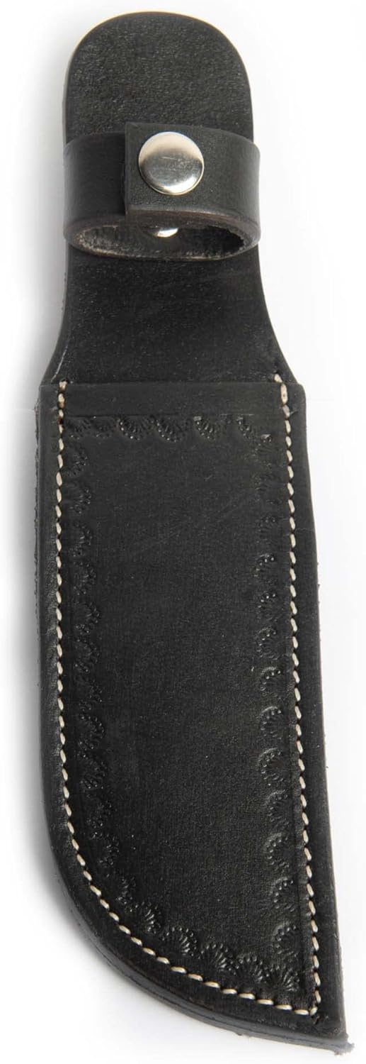 Hulara Genuine Leather Knife Sheath – Handmade Leather Knive Holder with Belt Loop, Fits 4-10" Blade – Fixed Blade Knife Sheaths, Knifes Scabbard for Belt