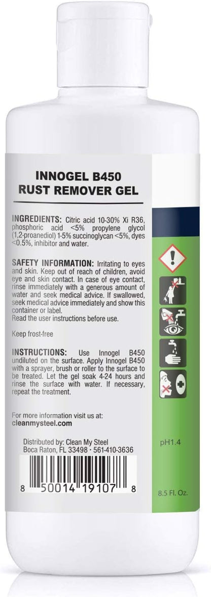CLEAN MY STEEL Stainless Steel Rust Stain Remover Eraser Cleaner for Fridge, Outdoor BBQ Grill, from Metal Sink and Appliances, NSF Certified, Food Area Safe, 4 oz
