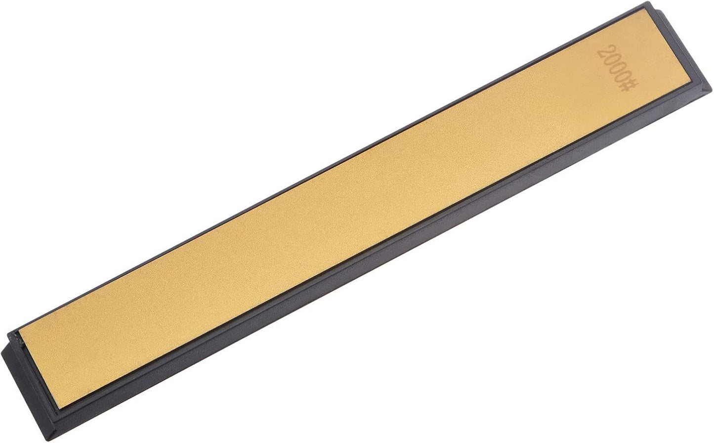 uxcell Diamond Sharpening Stone, 6" x 0.8" (150mm x 20mm) 80 Grits Titanium Coated Whetstone Sharpener Grinding Plate Hand Tool