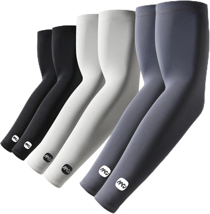 UV Sun Protection Arm Sleeves for Men Women, UPF 50+ Cooling Sun Sleeves to Cover Arms Sports Compression Covers
