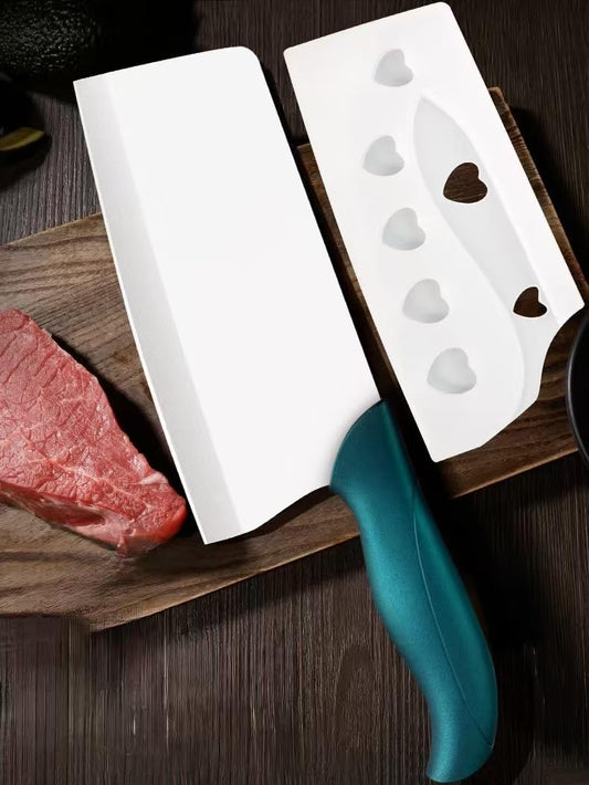 DESIAR Premium 7-Inch Ceramic Chef Knife with Protective Sheath Cover – Ultra Sharp Kitchen Knife for Precision Slicing, Dicing, Chopping – Ergonomic Handle, Dishwasher Safe (Blue)