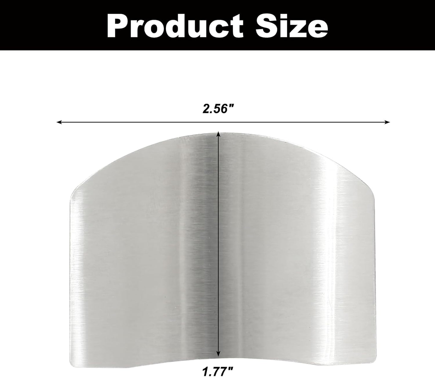 4 Pcs Stainless Steel Finger Guards, Finger Protectors Cutting, Slicing, Dicing, Chopping Vegetables Kitchen Tool Knife Shields Guards Avoid Hurting