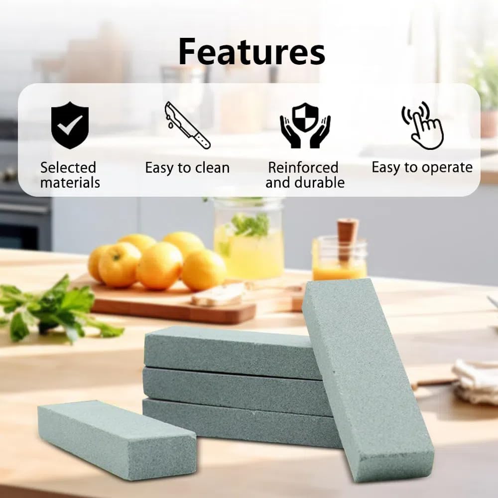 1PCS Pocket Sharpening Stone, Mini Pocket Knife Sharpener Stone Diamond Whetstone Stone Silicon Carbide Coarse Sharpening Stone Tool for Scissors Knives Outdoor Kitchen (3.15 x 0.46 x 0.39inch)
