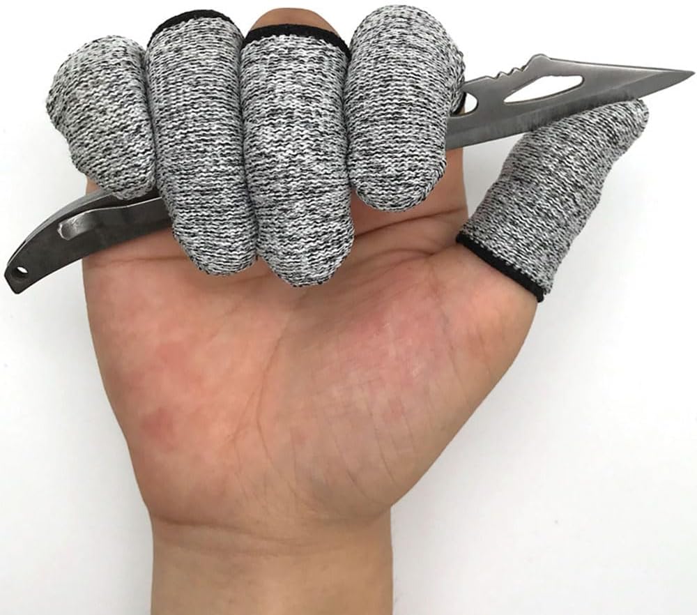 30 Pack Rotary Tool Finger Cots Cut Resistant Protector Finger Covers Finger Guards for Mini Cordless Rotary Tool Stone Carving Polishing Diamond Burrs Jewelry Polisher Polishing Buffing Wheel