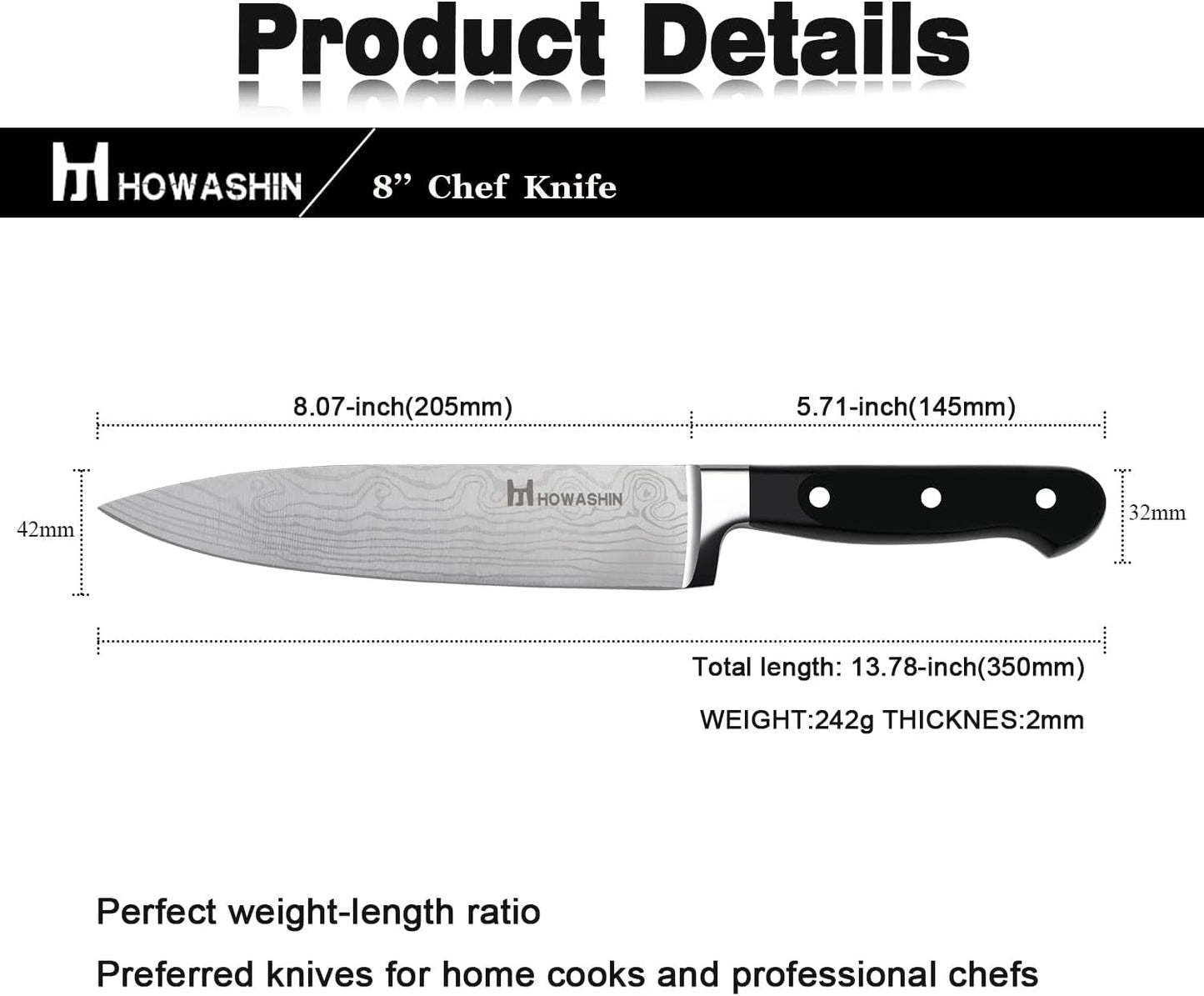 5 inch Utility Knife Sharp Professional Chef 's Knife German High Carbon Kitchen Knife Ergonomic Handle With Christmas Gift Box