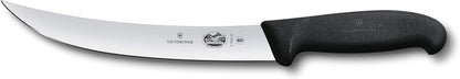 Victorinox Knife Set - Swiss Army Field Dressing Kit, 7-Piece Kitchen Knife Set, Kitchen Knives for Butcher/BBQ with Fibrox Handles, 10" Honing Steel and Case - Black