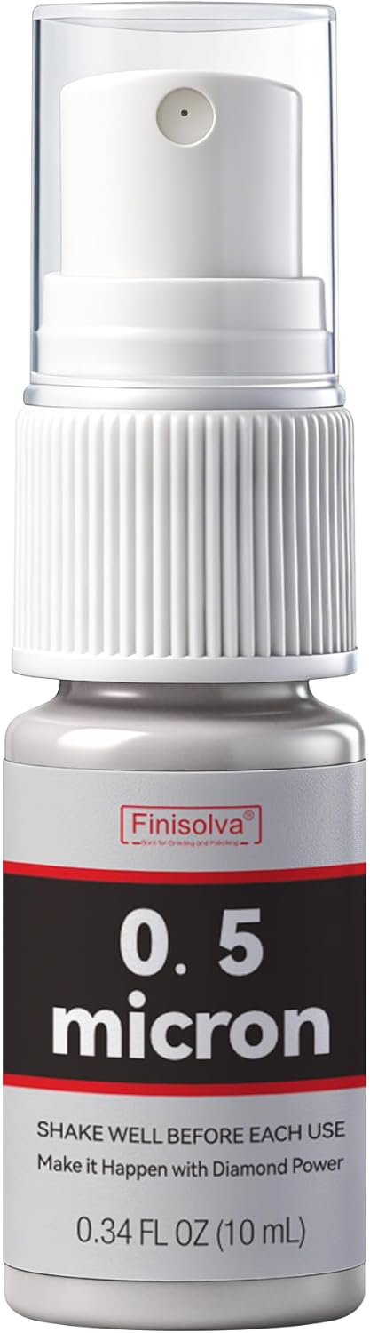 2 Micron Diamond Emulsion, 0.34 FL OZ 10 ML Diamond Stropping Compound for Knife Sharpening Leather Strops, Wool Pads & Polishing Cloths, Suspension for Knives, Tools, Metal, Glass, Ceramic & Stone