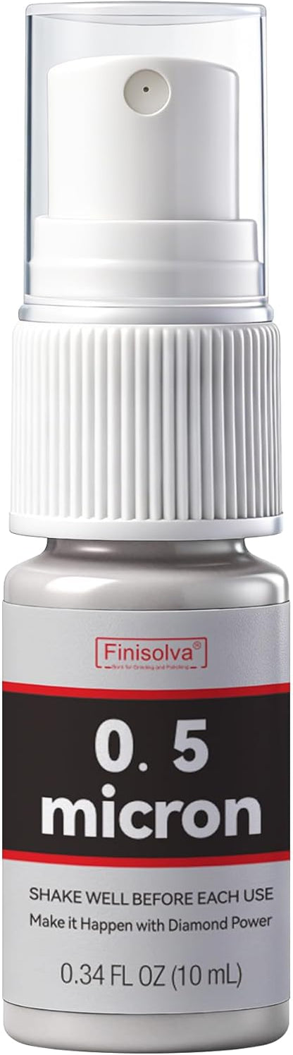 2 Micron Diamond Emulsion, 0.34 FL OZ 10 ML Diamond Stropping Compound for Knife Sharpening Leather Strops, Wool Pads & Polishing Cloths, Suspension for Knives, Tools, Metal, Glass, Ceramic & Stone