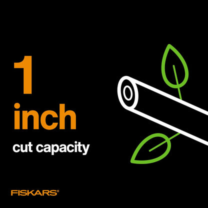 Fiskars 2-Piece Pruning & Veggie Shears Set, Explore Collection Garden Tool Kit, Bypass Pruner for Light Trimming, Vegetable Shears with Serrated Stainless Steel Blades for Harvesting Flowers & Herbs