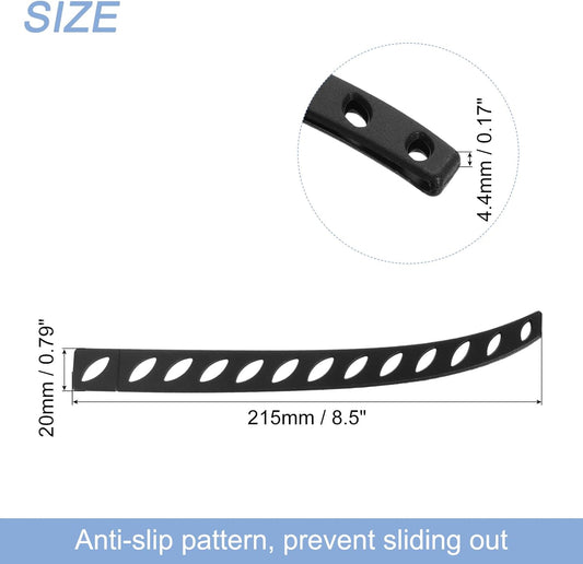 uxcell 10Pcs Knife Edge Guards Blade Protector Plastic Knife Edge Cover Sleeves Universal Blade Covers Knife Sheath for Kitchen Black