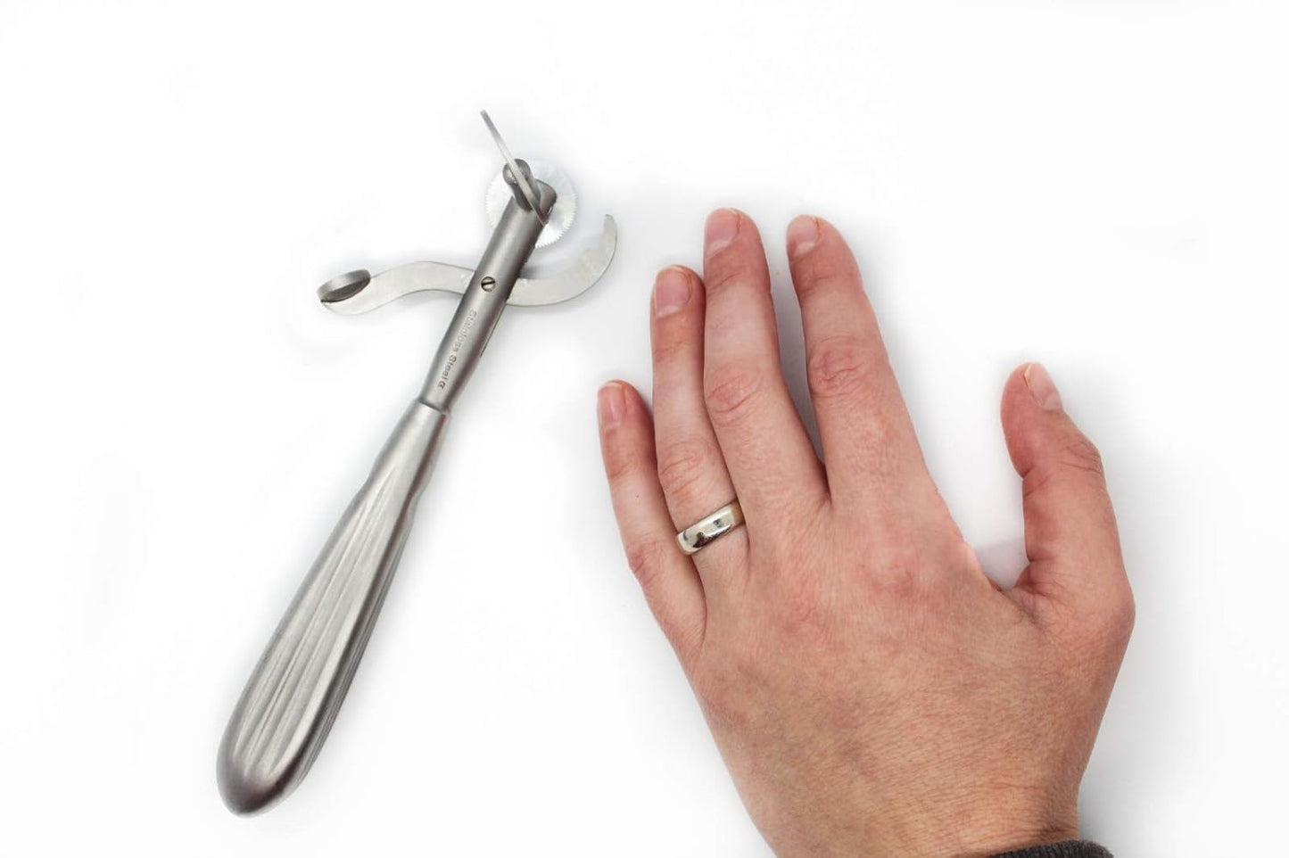 HEARTWELL Ring Cutter Tool and Band Remover, Stainless Steel Metal Cutting Blade and Finger Guard Protection, Emergency, Police, EMT, Fire Rescue, and Jeweler Device