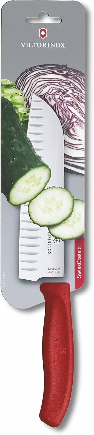 Victorinox Swiss Classic Bread Knife - Serrated Kitchen Knife for Home Essentials - Perfect for Cutting Bread, Fruit & Vegetables - Black Handle, Serrated Edge, 8.5"