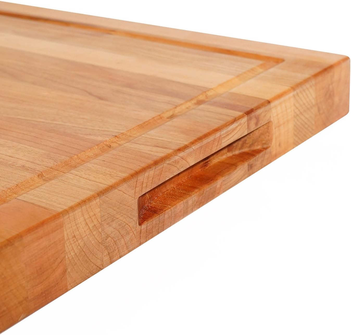 CONSDAN Walnut Cutting Board for Kitchen, USA Grown Hardwood, 20 x 15, with Invisible Inner Handle, Prefinished with Food-Grade Oil, Suitable for Kitchen Edge Grain, 1" Thick