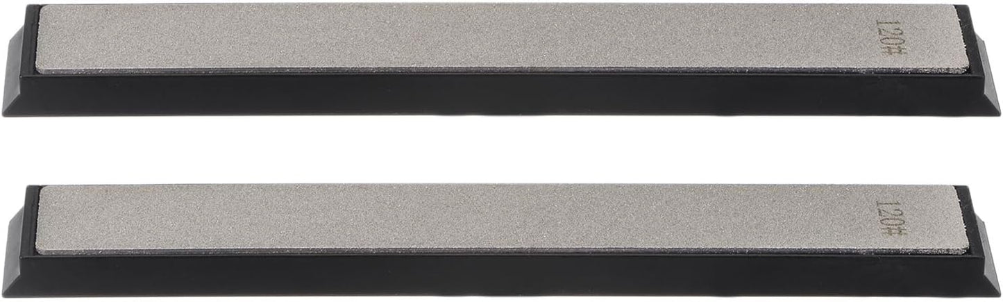 HARFINGTON 2pcs Diamond Sharpening Stone Set 800 Grit for Scissors Kitchen Tools