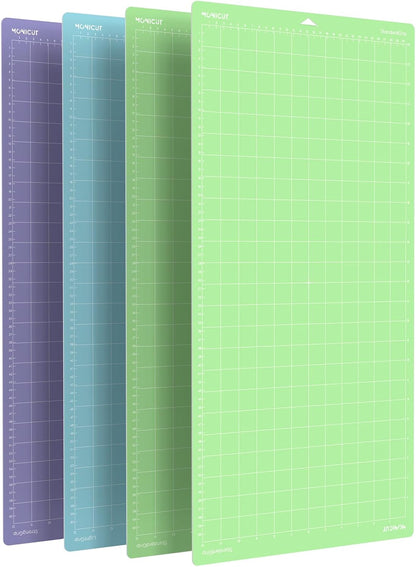 12x24 Stronggrip Cutting Mat for Cricut Maker 3/Maker/Explore 3/Air 2/Air/One, 3 Pcs Non-Slip Flexible Cutting Mats for Crafts, Quilting, Sewing and all Arts