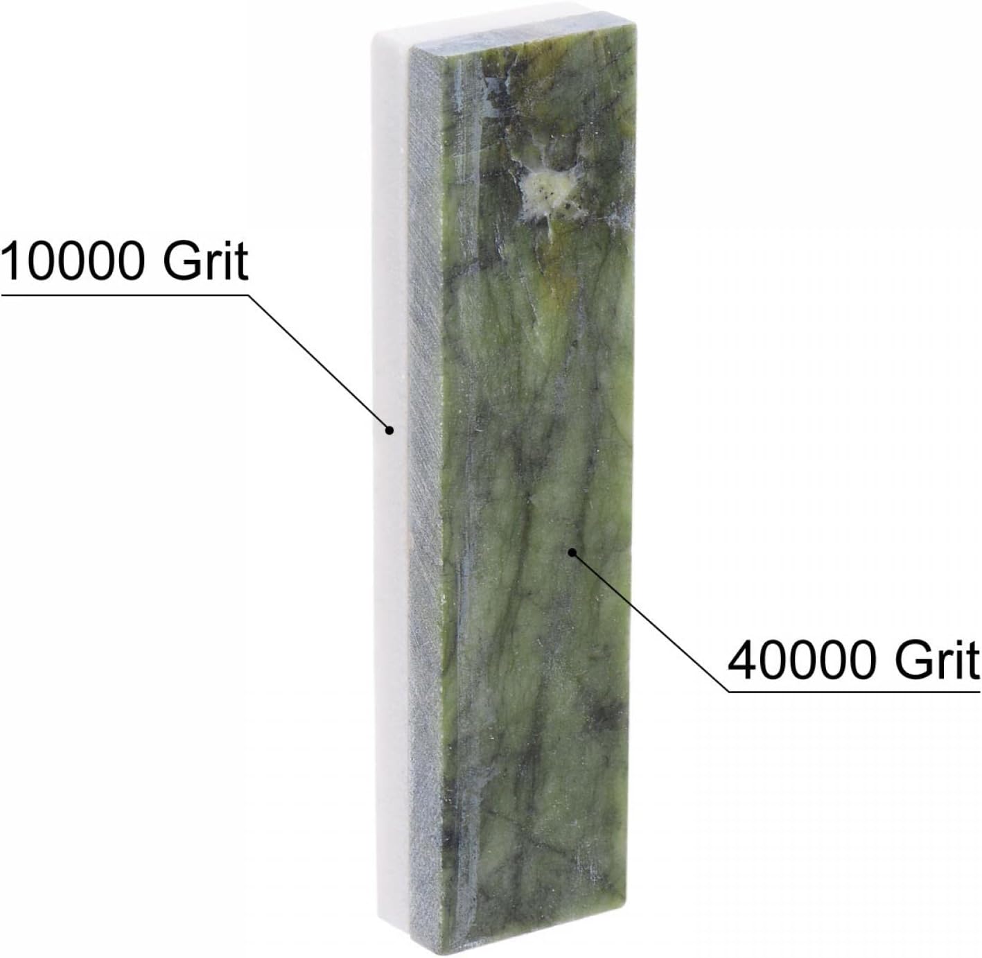 uxcell Sharpening Stones 10000/20000 Grit 2 Side Combination Whetstone Knife Sharpener Stone 100x25x12.5mm