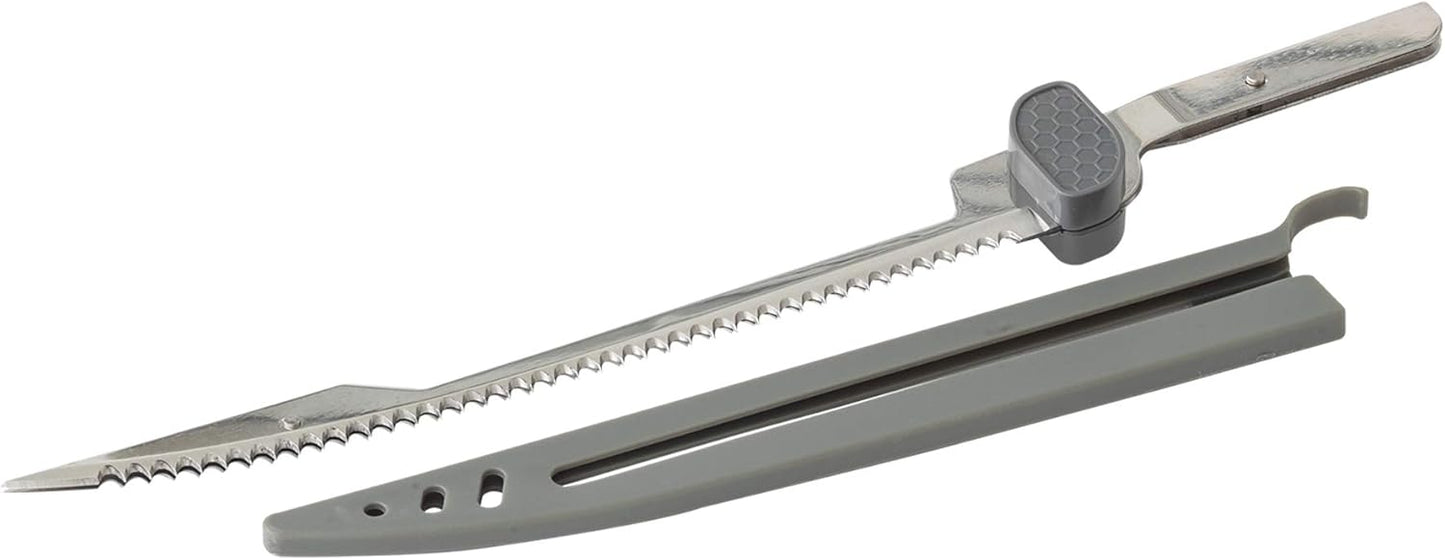Smith’s 51263-8” Replacement Flex Fillet Blade - Electric Knife – Stainless Steel – Protective Sheath – Skinning, Filleting, Carving – Electric Fishing & Hunting Knife Blade