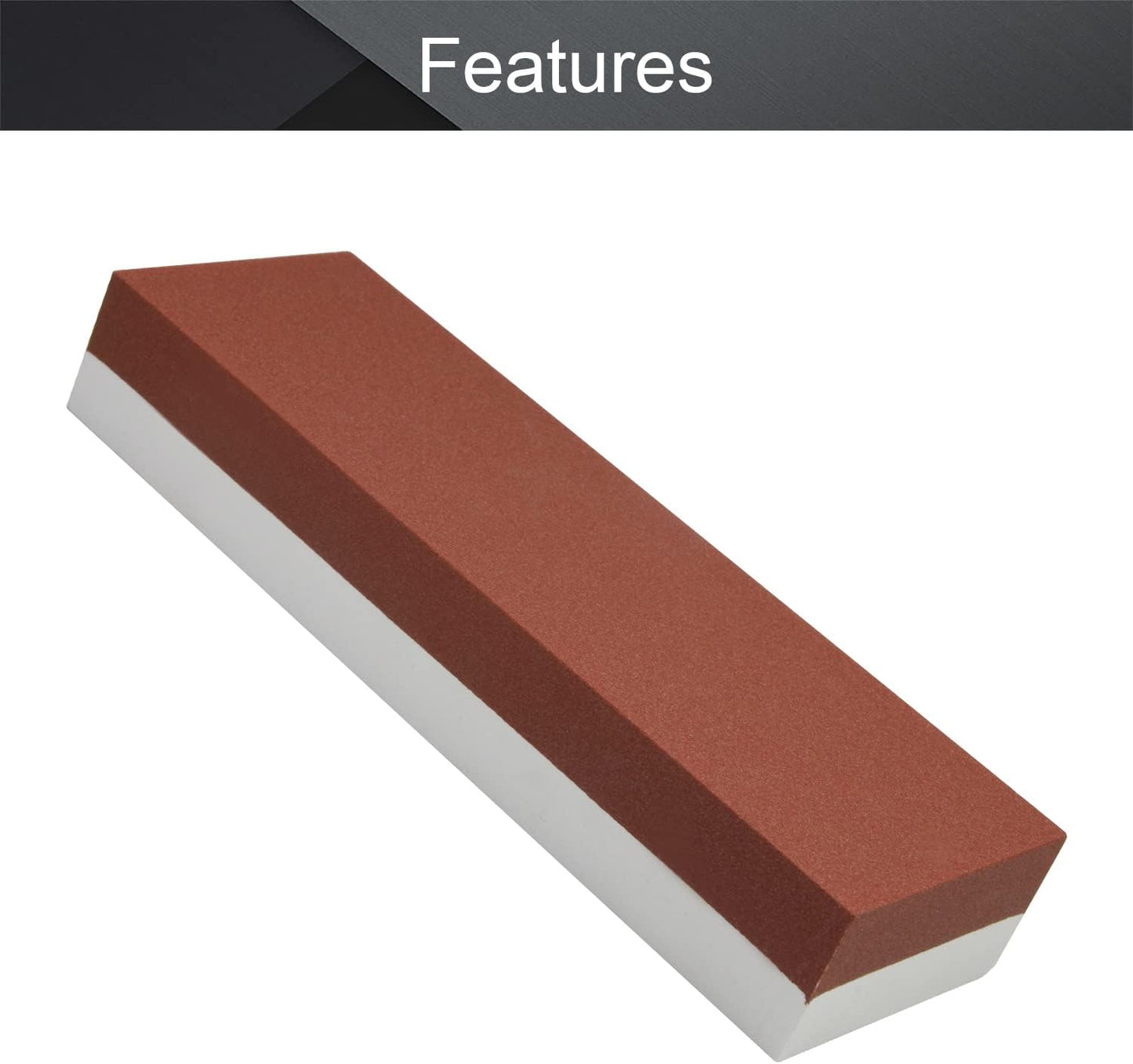Utoolmart Double-Sided Whetstone Knives Sharpener Sharpening Stone 600/1500 Grit Water Stone for Scissors Razors Carving Tool 1Pcs
