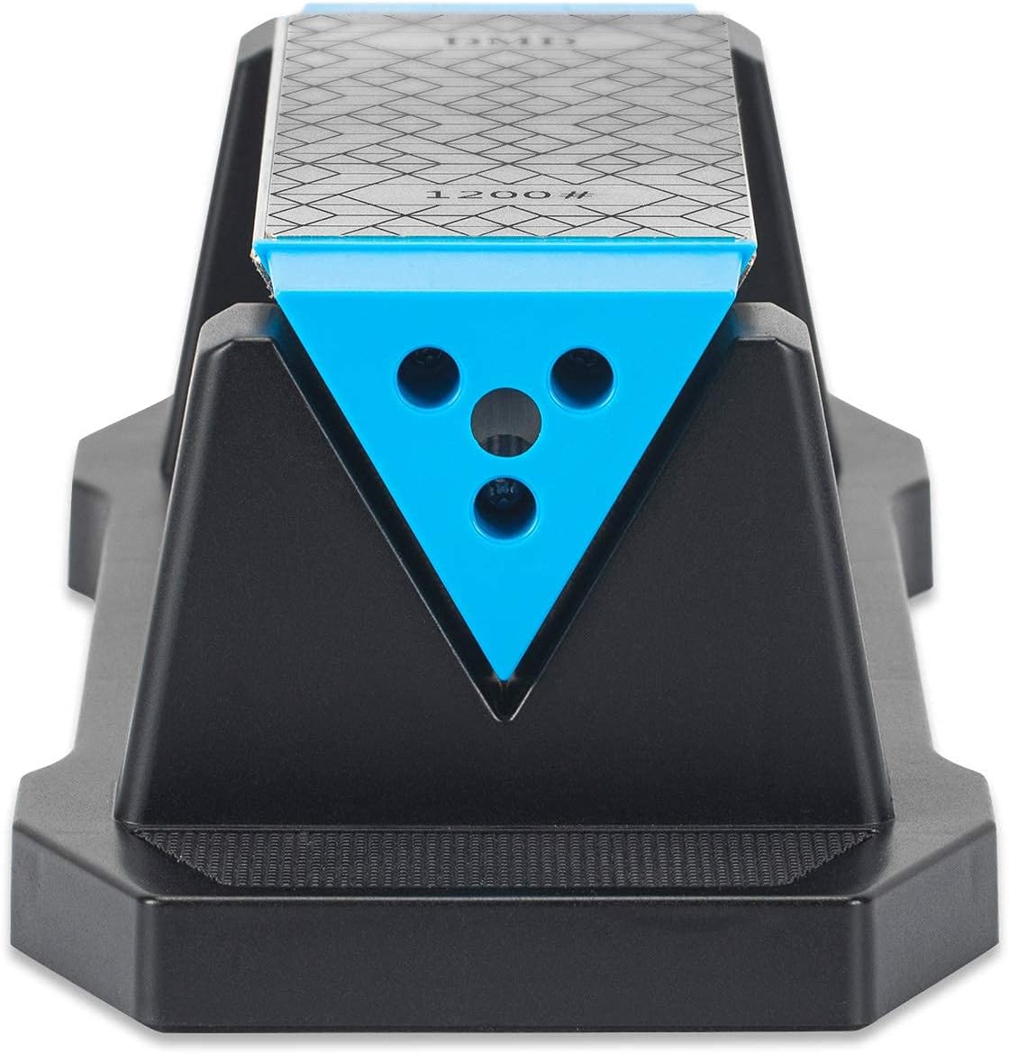 DMD Diamond Whetstone Knife Sharpener, 3-Sided Grit Coarse 150 | Medium 325 | Extra Fine 1200, Multi-Use Diamond Plate Honing Stone, Professional Sharpening Tool for Kitchen, Outdoor & Workshop