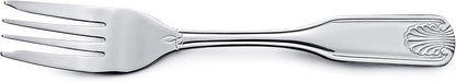 New Star Foodservice 58321 Shell Pattern, 18/0 Stainless Steel, Oyster Fork, 6-Inch, Set of 12