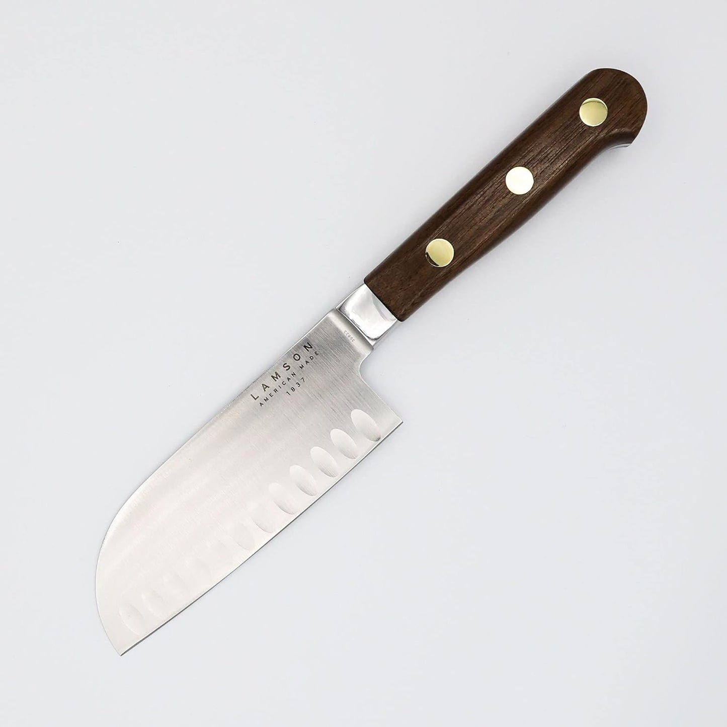 Lamson 5" Santoku Knife | Premier Forged Series | Hollow Edge (FIRE)