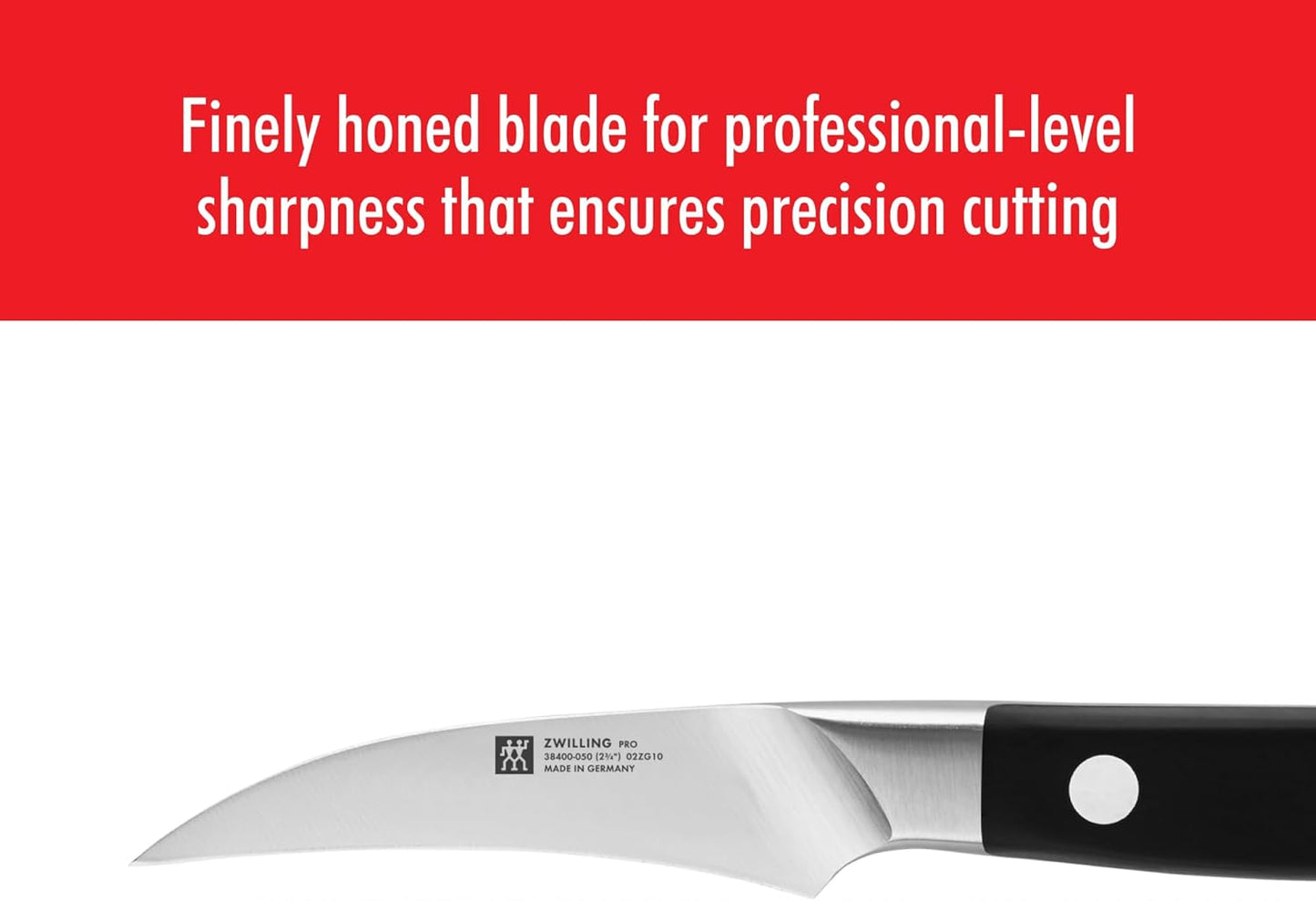 ZWILLING J.A. Henckels Bird's Beak Peeling Knife, Stainless Steel, 2.75-inch