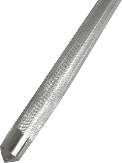 Professional Butcher’s Honing Steel – Round Rod for Chefs, Meat Cutters, and Home Kitchens – Carbon Steel Knife Alignment Tool with Non-Slip Handle (14 inch)