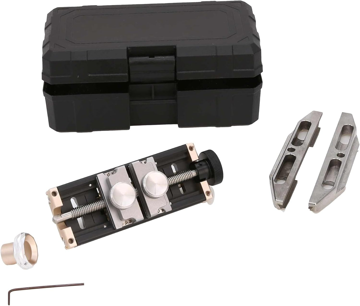 HONGDUI Chisel Sharpening Kit with Honing Guide, Sharpening Angle Fixture & Angle Gauge 15°-47°, Sharpener for 0.1"-3.2" Chisels, Planes, Woodworking Tool